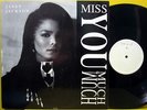 JANET JACKSON Miss You Much RARE 1989 GREEK ORIG. W/L TEST PRESS SINGLE Michael