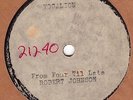 78 rpm Blues – Robert Johnson Vocalion acetate – From Four Til Late