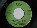 GARAGE R&B SHAKER SURF 45 - P&L 1963 - TEMPTATIONS - BLUE SURF / EGYPTIAN