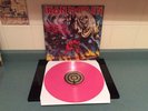 Iron Maiden The Number Of The Beast, very rare Pink vinyl