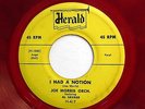 JOE MORRIS w/ AL SAVAGE 45 I had a notion / Just ..HERALD (RED WAX) R&B w4427