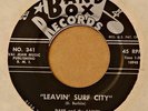 Surf / Garage 45-Dave & The Saints-Leavin' Surf City-Band Box-NICE