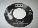 OASIS: Wonderwall / Round Are Way .1995 Juke box Single CRE 215
