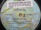 Roger Taylor Queen NEW ZEALAND Very Rare Demo 45 Lets Go Crazy