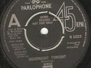 PAUL McCARTNEY/WINGS Goodnight Tonight/Daytime Nightime UK promo demo 45 BEATLES
