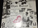 CHET BAKER Sings and Plays Bud Shank Russ Freeman lp Pacific Jazz PJ-1202 NM-/EX