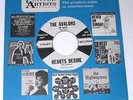 THE AVALONS DOO WOP PROMO ORIGINAL 45 EBBTIDE/HEARTS DESIRE