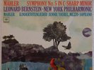 MAHLER: Symphony No. 5 BERNSTEIN Columbia 2-Eye STEREO NM Vinyl LP Rare