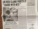 The VELVET UNDERGROUND PROMO Rock & Roll FLEXI Re-Loaded + VU Express NEWSPAPER
