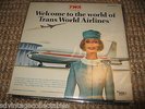 TWA Trans World Airlines Retro Stewardess Pan Am Airplane NM SEALED Record LP