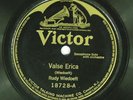 Rudy Wiedoeft, Saxophobia / Valse Erica, Victor 18728 Saxaphone Solo 78rpm