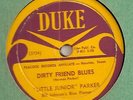 LITTLE JUNIOR PARKER DIRTY FRIEND BLUES DUKE 78 PAT HARE