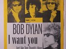 BOB DYLAN: I Want You / Just Like Tom Thumb's Blues  45 (Denmark, PS) rare Rock
