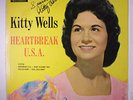 KITTY WELLS: Heartbreak U.s.a. LP (Mono, possible autograph on cover, 4