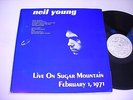 Neil Young Live on Sugar Mountain 1971 LP VG++ Bootleg