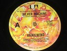 HAWKWIND:Silver Machine(LIVE)/Seven By Seven (LIVE)RARE Aussie/OZ 7
