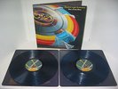 ELECTRIC LIGHT ORCHESTRA OUT OF THE BLUE 1977 JET BLUE VINYL 2xLP inners, poster