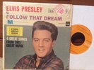 Elvis Presley Follow That Dream  Orange Label EP w/ Shrink & Original Price Tag