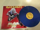 IRON MAIDEN -fear of the dark live BLUE  VINYL 12''  nwobhm