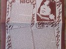 NICO (Velvet Underground)  FLYER / mini poster for 1981 italian tour 