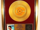 Elvis Presley, His Latest Flame, Gold Record, goldene Schallplatte, platin Award