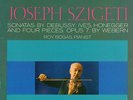 Joseph Szigeti - Sonatas By Debussy, Ives, Honegger - Four Pieces By Webern