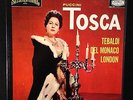 PUCCINI:Tosca LONDON BLUEBACK 2 LP BOX OSA 1210 Libretto NM-