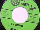 SANDY HOLLIS I'm Tempted b/w Tables Will Turn 45 RARE NORTHERN SOUL on BIG WHEEL