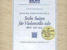 Bach: Six Suites for Violoncello solo  Pierre Fournier    Archiv Box SAPM  3 LP