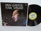 PAUL CLAYTON Folk Singer LP Monument MLP 8017 MONO (1965) Original