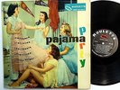 PAJAMA PARTY Doowop comp. LP 1st press ROULETTE 1958 CLEFTONES Heartbeats Mg