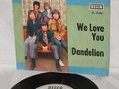 Beatles Rolling Stones Germany  White Label Weißmuster Warenprobe  We Love You