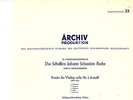 ARCHIV - SCHNEIDERHAN - BACH PARTITA NR. 2 FOR SOLO VIOLIN WITH CHACONNE 10