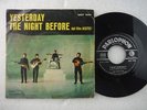 Beatles,Yesterday,(QMSP 16384),b/w The Night Before,Rare Italian press,7