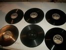 6 vintage Edison records 20s Silent Night Go Long Mule