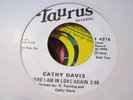 Sweet Soul Crossover 45 CATHY DAVIS here i am in love again TAURUS hear