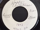 John Lennon & Yoko Ono TEST pressing Happy Christmas XMAS PROMO 45 APPLE Clean