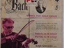 BACH: Works for Solo Violin SCHROEDER Columbia ORIG LP ML 4743 Rare 50s