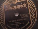 THE HOKUM BOYS BRUNSWICK 7070 BLUES 78 RPM RECORD V+