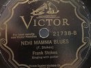 FRANK STOKES VICTOR 21738 BLUES 78 RPM RECORD V