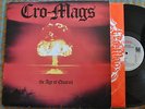VG+ Cro-Mags Age of Quarrel Profile PRO-1218 Black Censor Sleeve LP VPI Cleaned