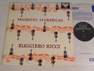RICCI Paganini 24 Caprices Decca  Ex+ LP