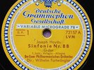 WILHELM FURTWÄNGLER  Haydn No.88  ORIG DGG Tulips 72157/8 GER-1951 2 x 78rpm EX+