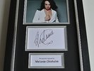 Mel C Melanie Chisholm SIGNED A4 FRAMED Photo Autograph Display Music AFTAL COA