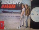 JAN & DEAN ep DRAG CITY argentina ID# 17487 PICTURE SLEEVE STOC-PROMO BANNER ON