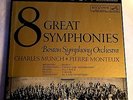 8 GREAT SYMPHONIES MUNCH - MONTEUX - RCA LIVING STEREO 7 LP SET - LSC-6902 RARE
