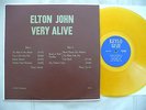 ELTON JOHN- VERY ALIVE RARE VINTAGE LIVE GOLD COLOR VINYL CLASSIC HARD ROCK TMOQ