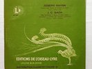 NEF,  COLOMBO - HAYDN harpsichord cto JC BACH symphonies L'OISEAU-LYRE LP EX