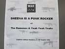 Ramones Sheena is a Punk Rocker Yeah War Child Single with Numbered Sleeve 03/10