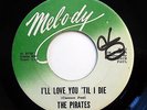PIRATES 45 I'll love you 'til i die / Mind over matter MEL-O-DY Doowop w4688